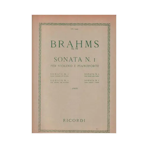 Sonata N.1 para Violino Op.78