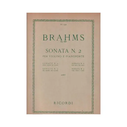 Sonata N.2 Op.100 Per Violino