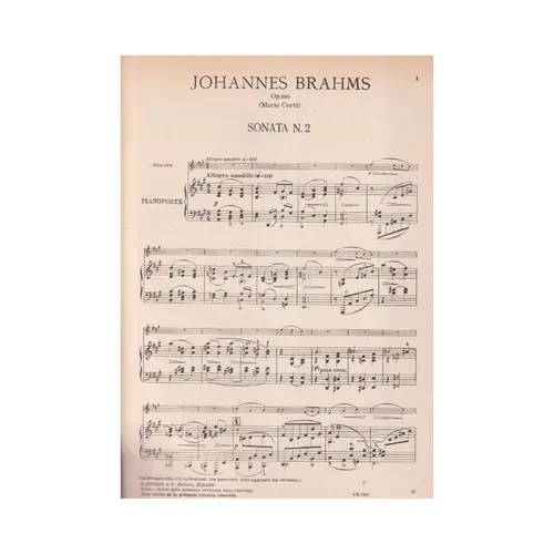 Sonata N.2 Op.100 Per Violino
