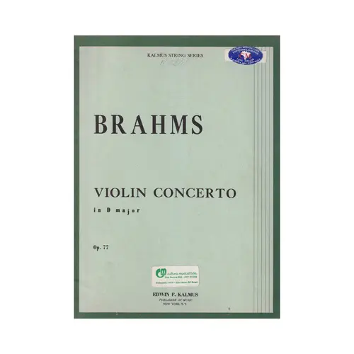 Violin Concerto In D Maj-Op.77