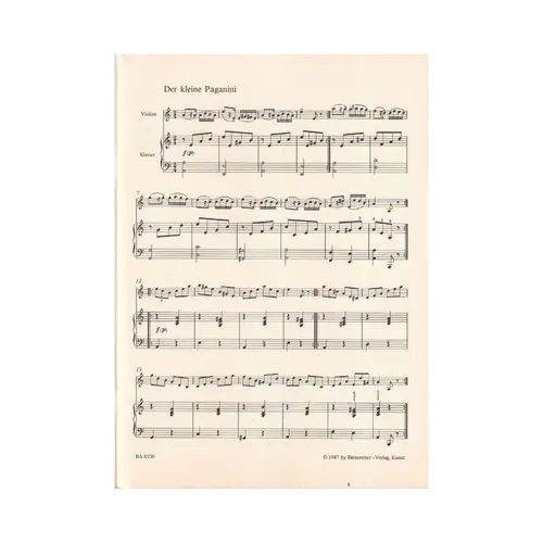 Kleine Paganini (Der)