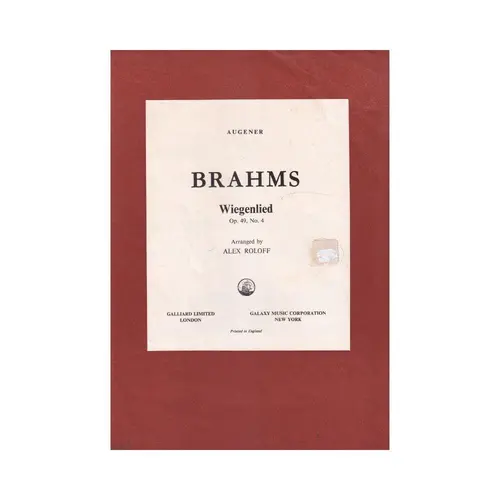 Wiegenlied Op.49,N.4