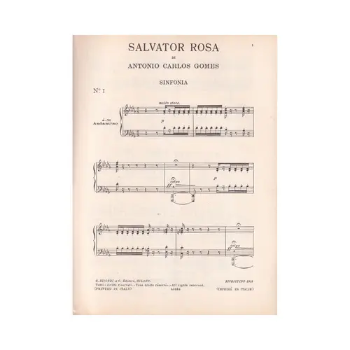 Salvator Rosa - Canto e Piano