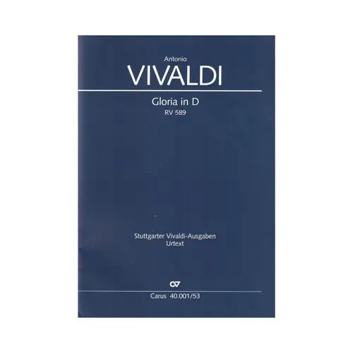 Gloria In D - Rv 589 - Vocal score