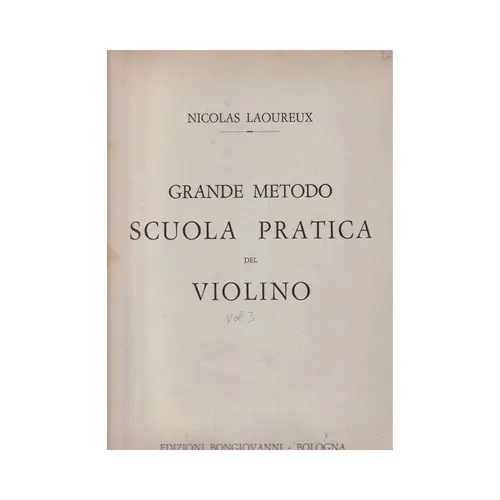Grande Metodo Scuola pratica del violino