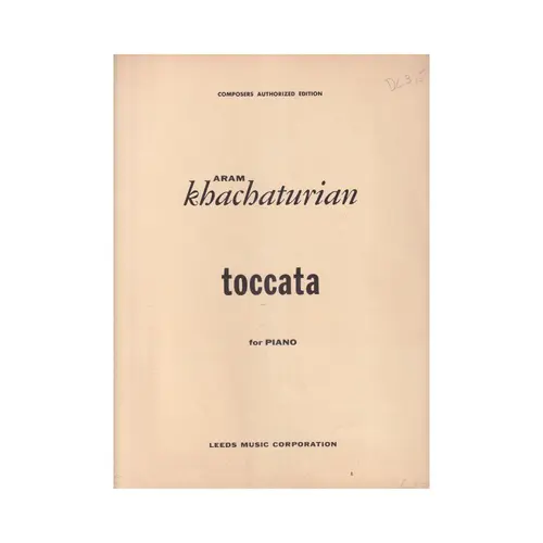 Toccata for Piano