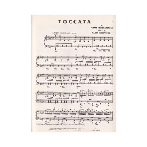 Toccata for Piano