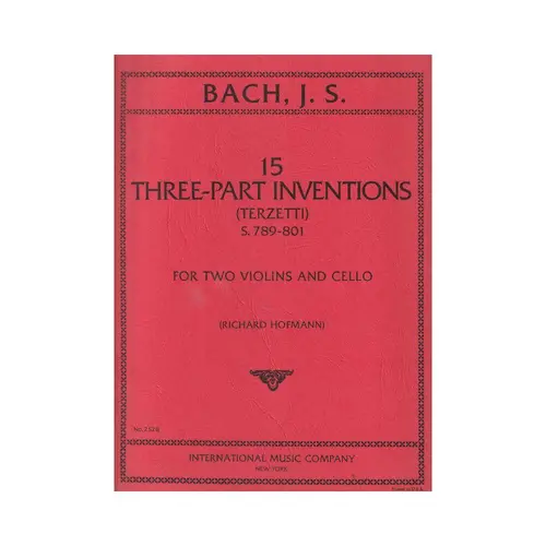 15 Three-Part Inventions-S.789-801