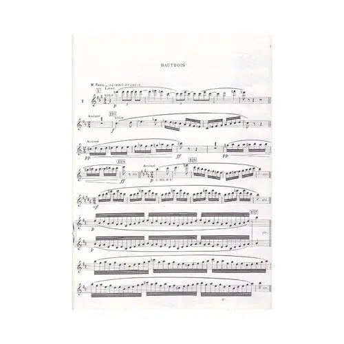 Traits Difficiles  (Oboe)