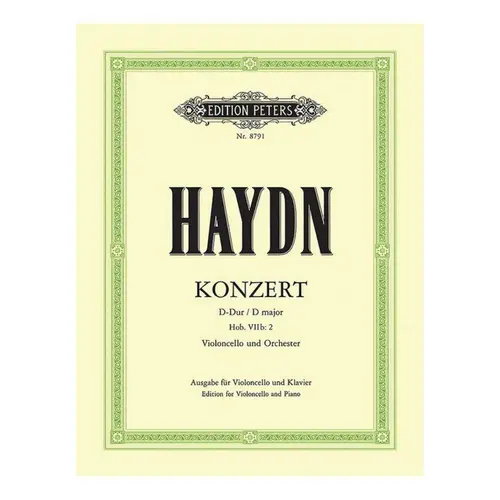 Cello Concerto in D Hob. VIIb:2 (Edition for Cello and Piano)