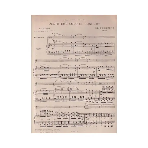 4.O Solo De Concert En Re Min,  (Edição Antiga)
