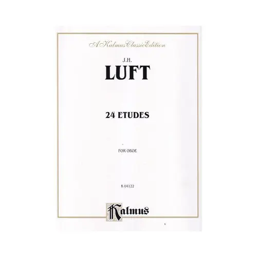 Twenty-Four Etudes For The Oboe