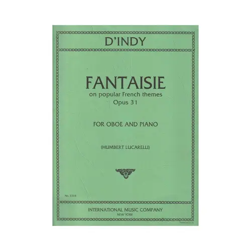 Fantasie On Popular French Themes - Op.31