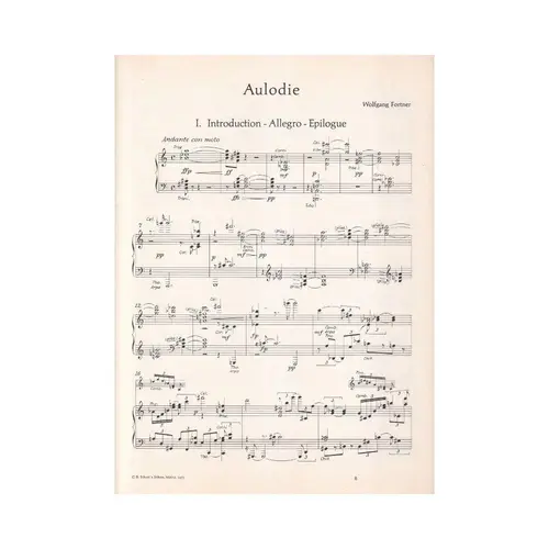Aulodie Fur Oboe