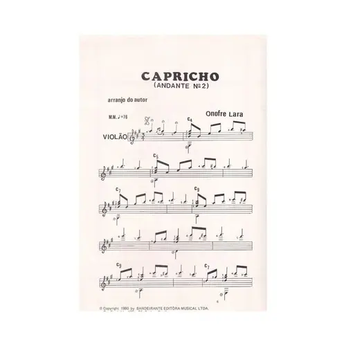 Capricho - Andante N.2 para violao