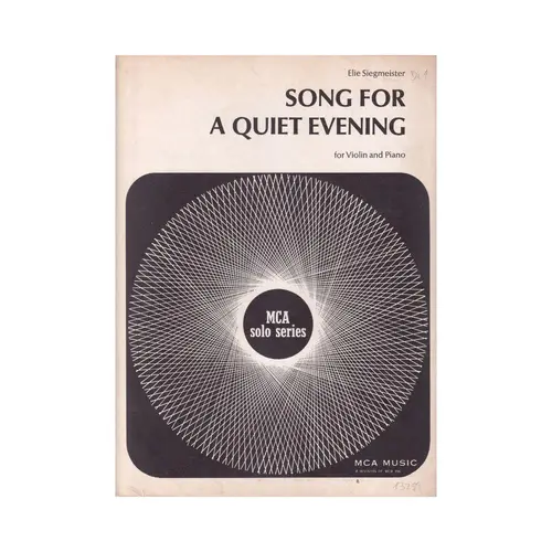 Song For a Quiet Evening