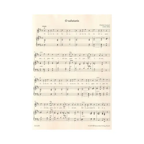 Sacred Motets by French Masters of the 19th and 20th Century for Solo Voice and Organ (Harmonium, Piano)