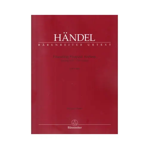 Foundling Hospital Anthem HWV 268 - Score