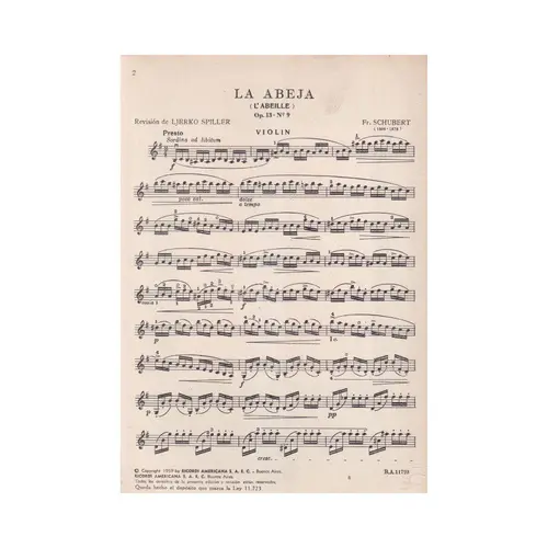 La Abeja  - L´Abeille - Op. 13 N.9