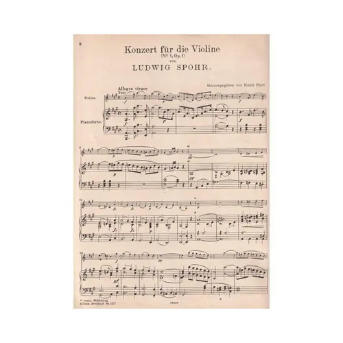 Violin-Konzert N.1-A Dur-Op.1