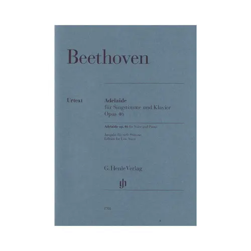 Adelaide op. 46 - Low Voice