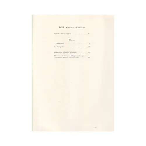 Danses for Harp and String Orchestra - Score