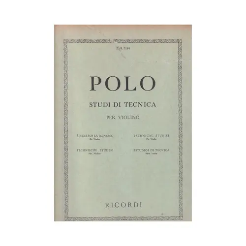 Studi Di Tecnica Per Violino  (Edição Antiga)