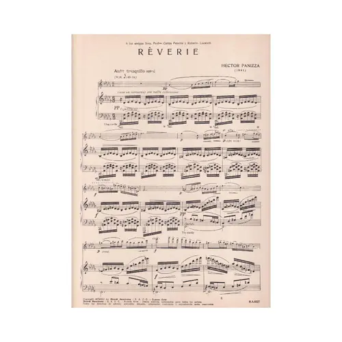 Reverie Para Violin Y Piano  (Edição Antiga)