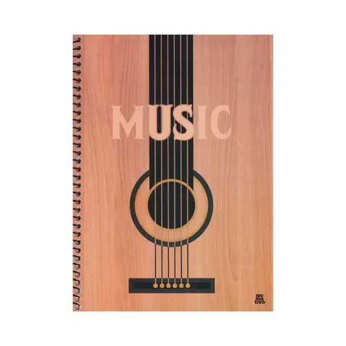 Caderno de música grande Capa dura - Music  233223