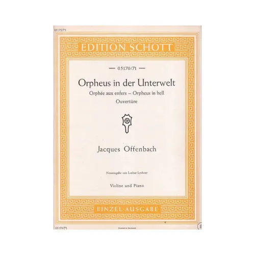 Orpheus In Der Unterwelt - Ouverture - Violino