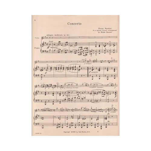 Concerto In E Minor para Violino
