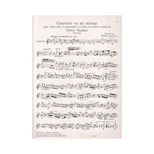 Concerto Em Mi Menor P/Violino