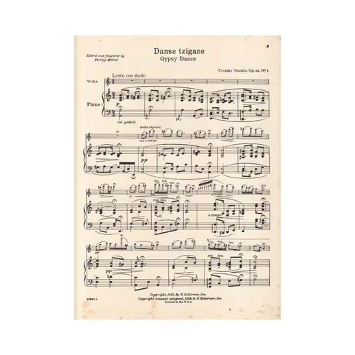 Danse Tzigane  (Edição Antiga)