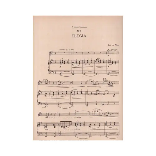 3 Piezas Para Violin  (Edição Antiga)