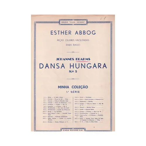 Dansa Hungara N.5