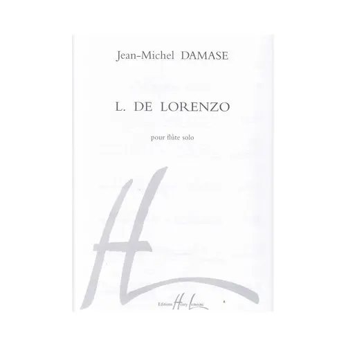 L. De Lorenzo Pour Flute Solo