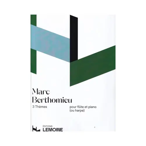 3 Themes Pour Flute Et Piano (Ou Harpe)