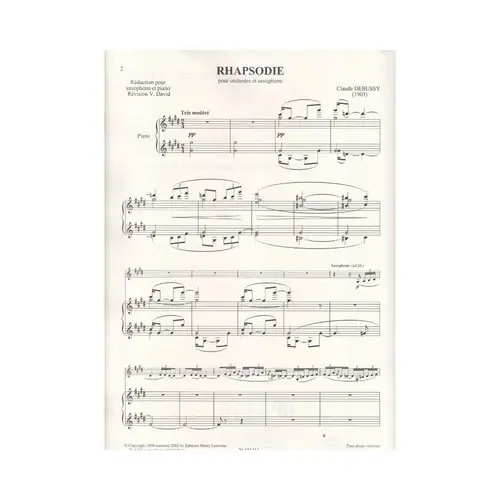 Rhapsodie pour Saxophone