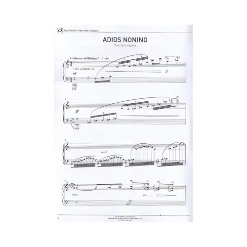 Astor Piazzolla Piano Solo Collection