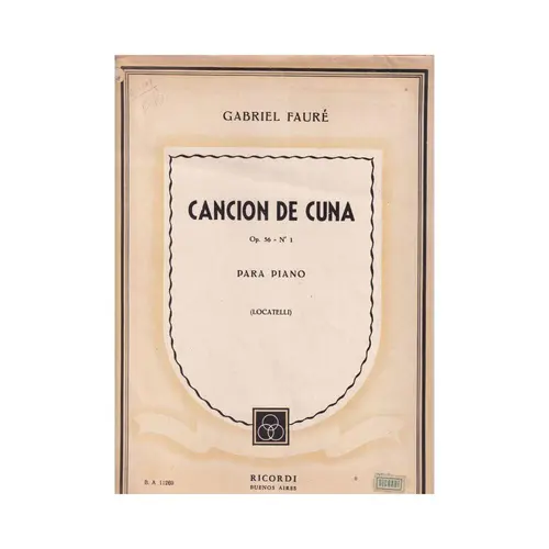 Cancion De Cuna  - Op. 56 N.1