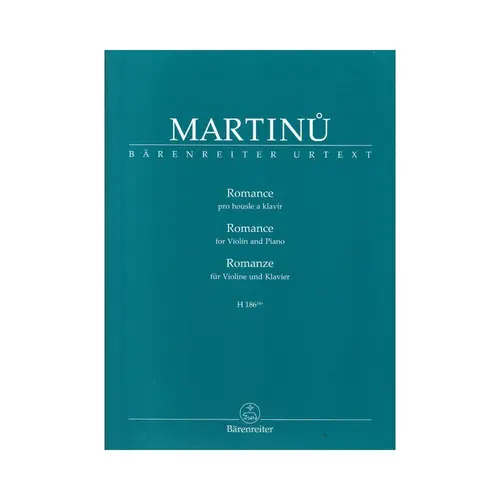 Romance for Violin and Piano H 186bis