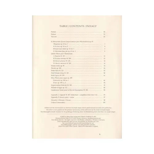 Complete Works for Organ and for Harmonium Vol.3