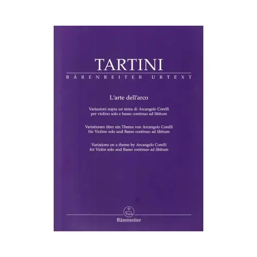 Variations on a theme by Arcangelo Corelli for violin solo and Basso continuo ad libitum