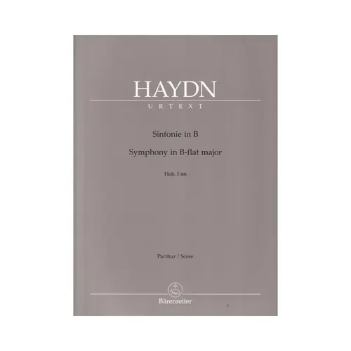 Symphony in B-flat major Hob. I:66 - Score
