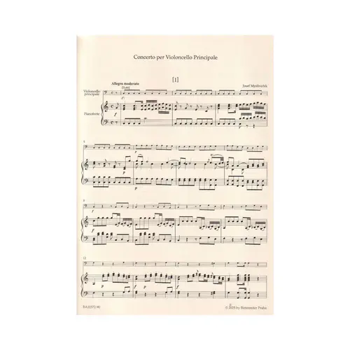 Concerto for Violoncello and Orchestra in C major