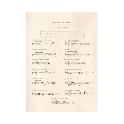 Complete Sonatas for Pianoforte Vol.1 - With Fingerings