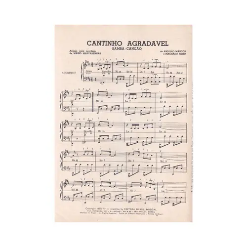 Cantinho Agradavel - Samba Canção