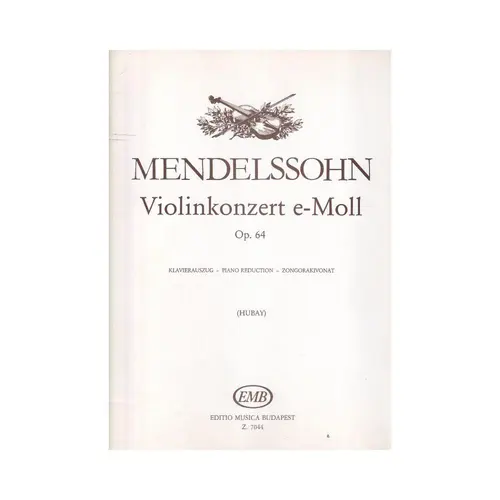 Violinkonzert E Moll - Op.64