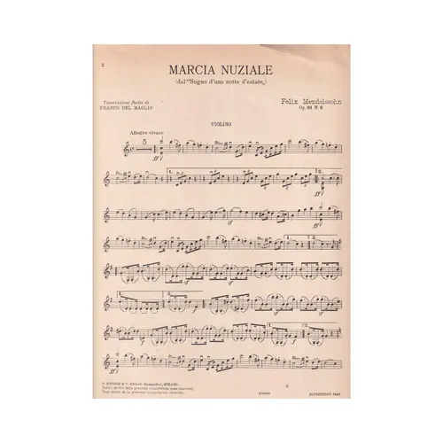 Marcia Nuziale - Op. 61 N.9