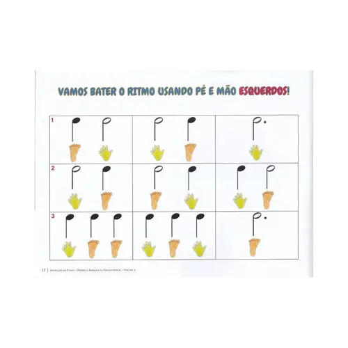 Iniciação ao Piano Didática Baseada na Neurociência Vol.3